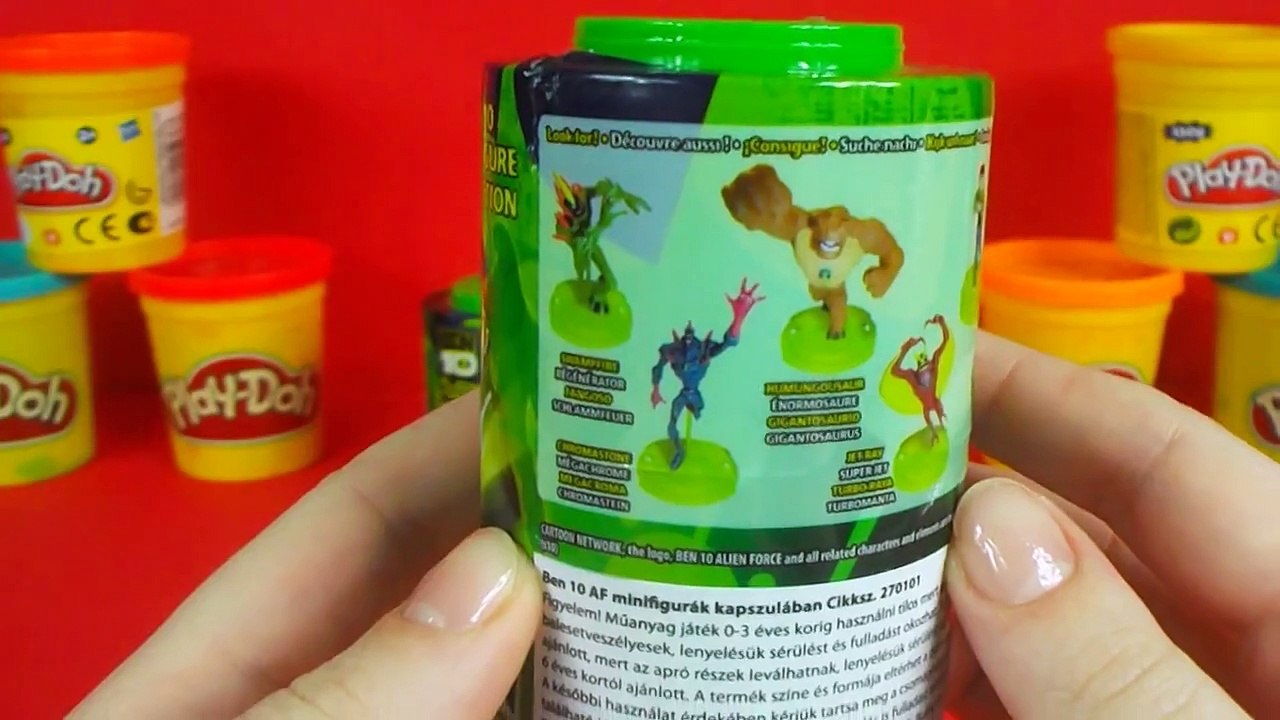 BIG Surprise Eggs BEN 10 Alien Force Extra Figures CARTOON NETWORK Huevos sorpresa NEW 2015