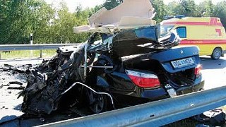 car crash - autos chocados de lujo parte 2