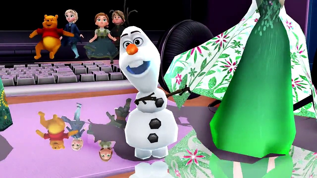 [Kids Songs] Frozen Songs Five Little Monkeys Anna Elsa Dolls [Frozen]