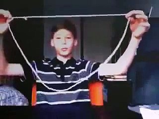 Magic Tricks 2014 best easy cool magic tricks revealed Rope Magic Trick Rope Through Neck Trick Reve