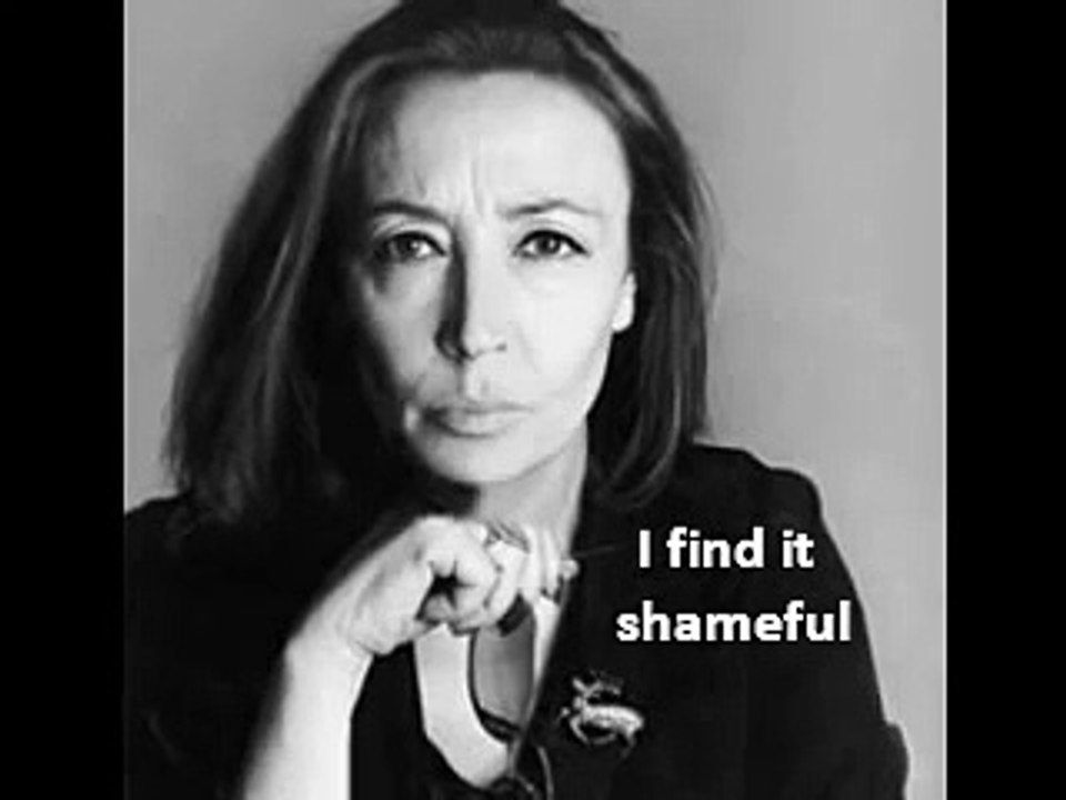 ORIANA FALLACI - ON ANTISEMITISM-I find it shameful\SULL'ANTISEMITISMO-Io trovo vergognoso (pt.2/2)