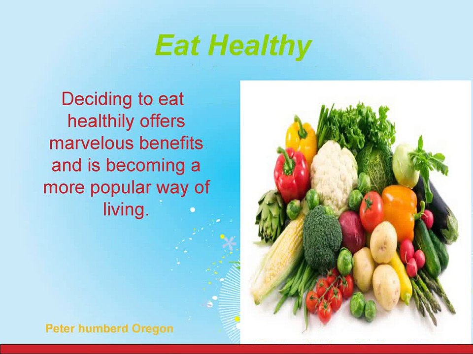 Peter humberd Oregon - Healthy Eating Guidelines