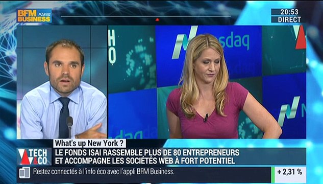 What's Up New York: Le fonds d’investissement ISAI finance et accompagne les sociétés du web à fort potentiel - 08/09