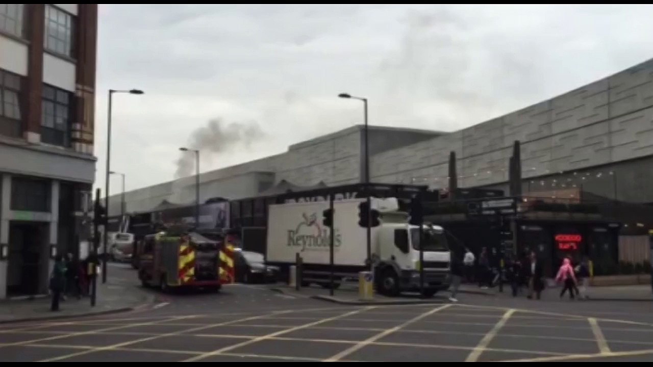 Fire at Shoreditch Boxpark