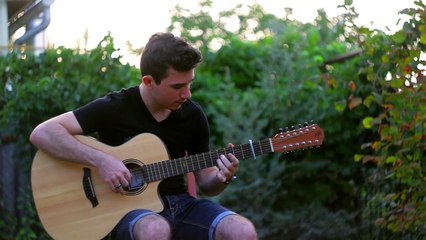 Photograph - Ed Sheeran (12-string fingerstyle guitar cover by Peter Gergely)