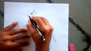 How to draw cartoon   Giraffe