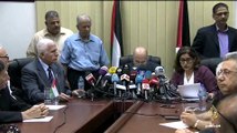 مؤتمر صحفي لرئيس المجلس الوطني الفلسطيني للإعلان عن تأجيل الانعقاد لمدة شهرين