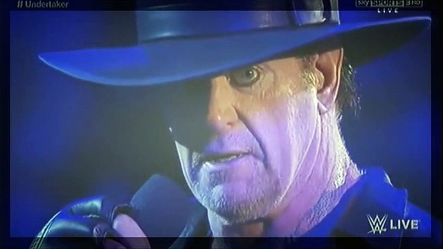 The Undertaker challenge Brock Lesnar at SummerSlam 2015 - WWE Raw July 20 2015