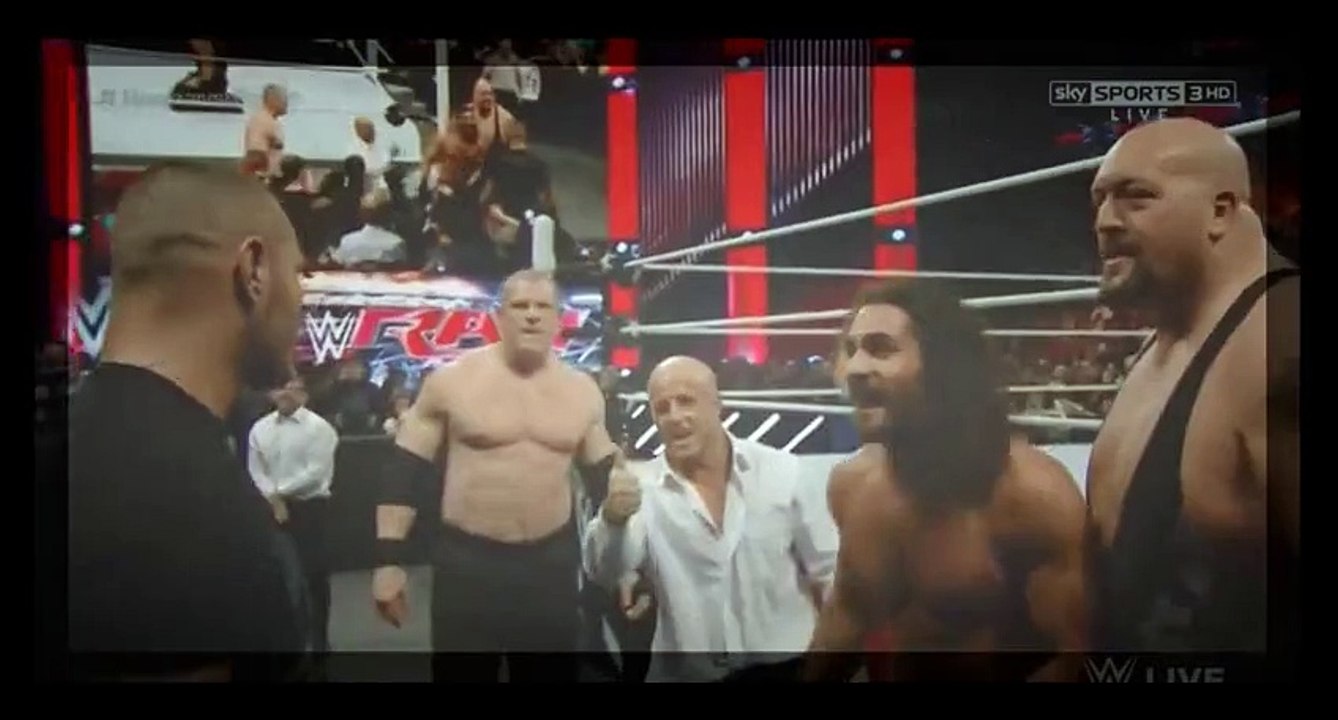 Roman Reigns destroys The Authority: Raw, March 2, 2015