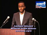 Somali TV Cabdiqani Mohamed Worldwide Somali Students www.wssp.org.so