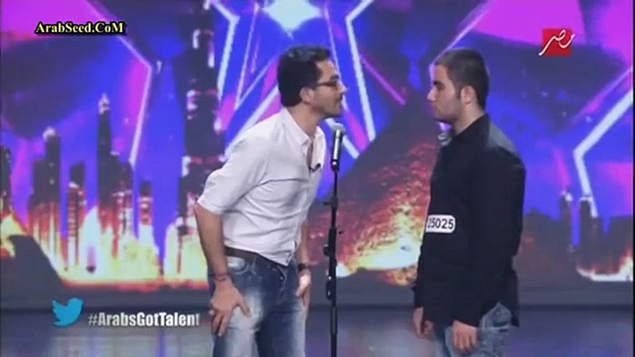 اللجنة ماتت على نفسها من الضحك بسبب العرض ده فى Arab Got Talent
