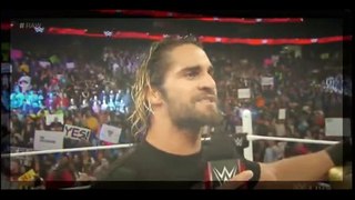 Roman Reigns interrupts Seth Rollins: Raw, March 2, 2015