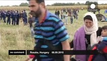 Police powerless to stop migrants crossing Hungary-Serbia border