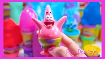 spongebob play doh surprise eggs frozen mickey mouse mlp peppa pig egg surprise