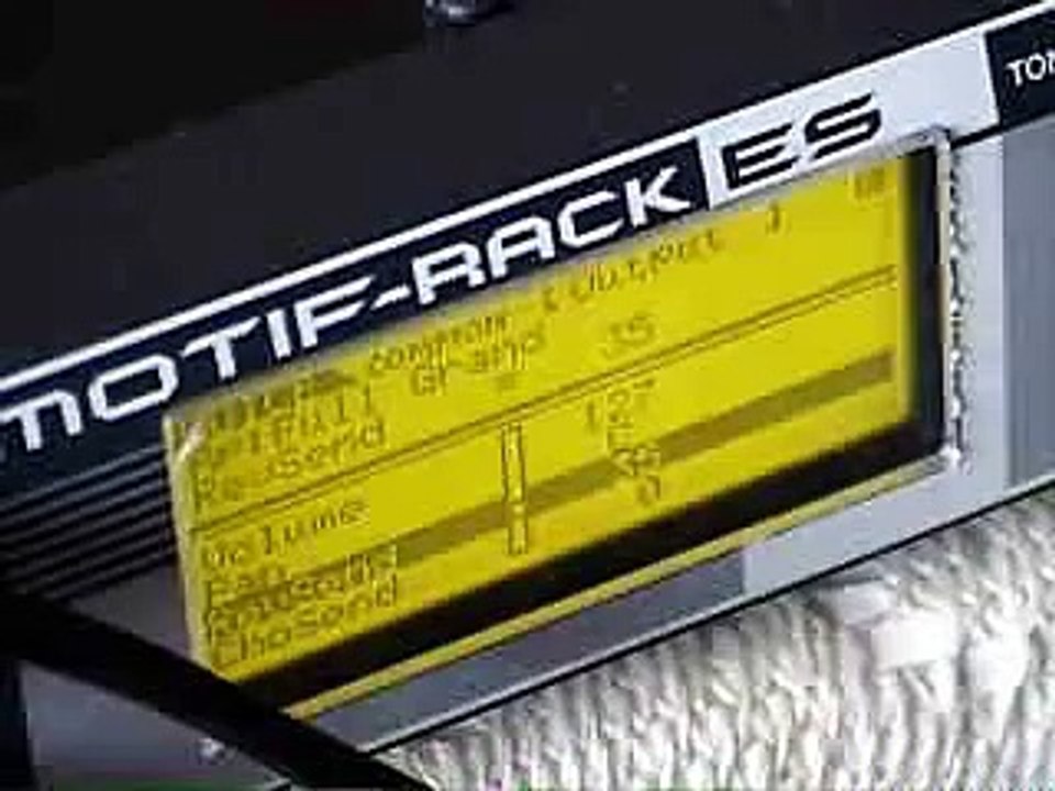 Yamaha Motif Rack Es demonstration Performance mode