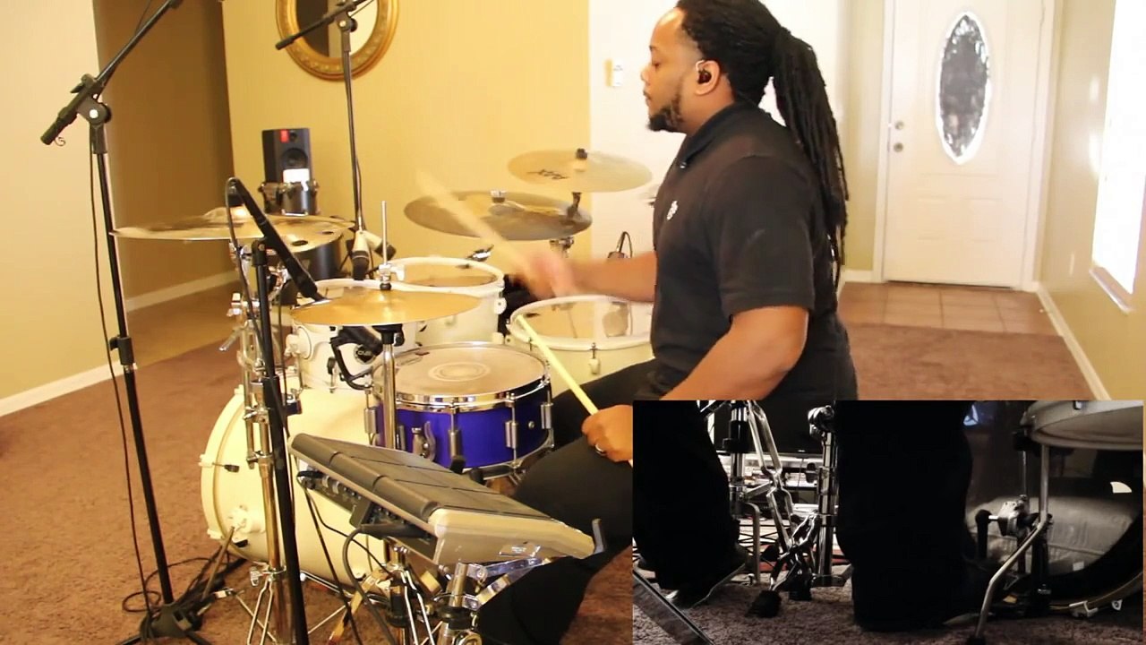 T- Pain ft. B.O.B - Up Down (Do This All Day) drum cover HD