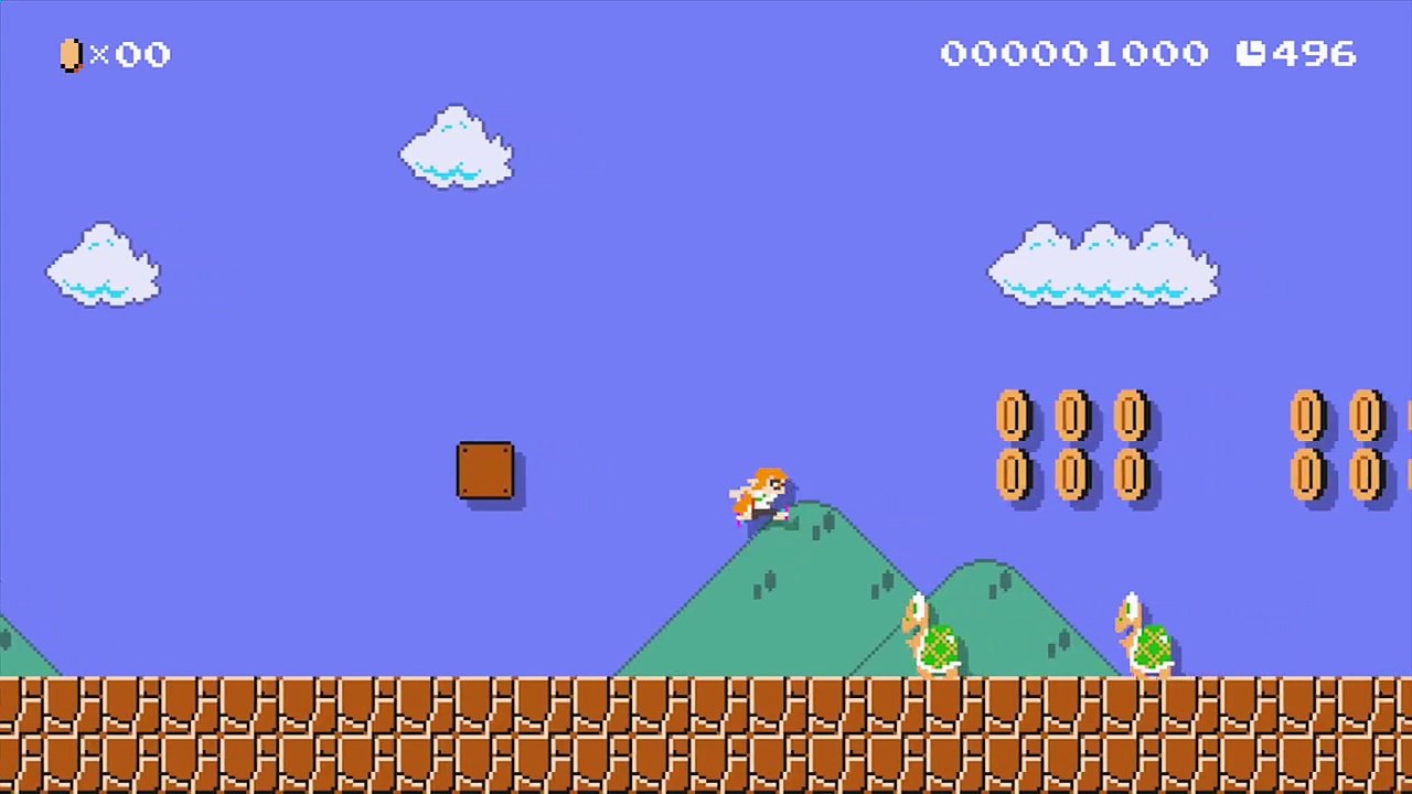 Super Mario Maker - Chara Mario Splatoon