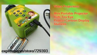 Mini Portable Projector Kids Toy Eye Protect Cartoon Display 5lumens