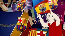 Barcelona vs Bayern Munich 3 0 2015   Bayern Munich VS Barcelona 0 3 2015   UEFA Funny Cartoon HD tu
