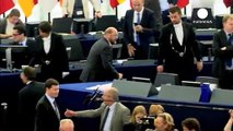 في البرلمان الاوروبي رئيس المفوضية الاوروبية يلقي خطاب احوال الإتحاد