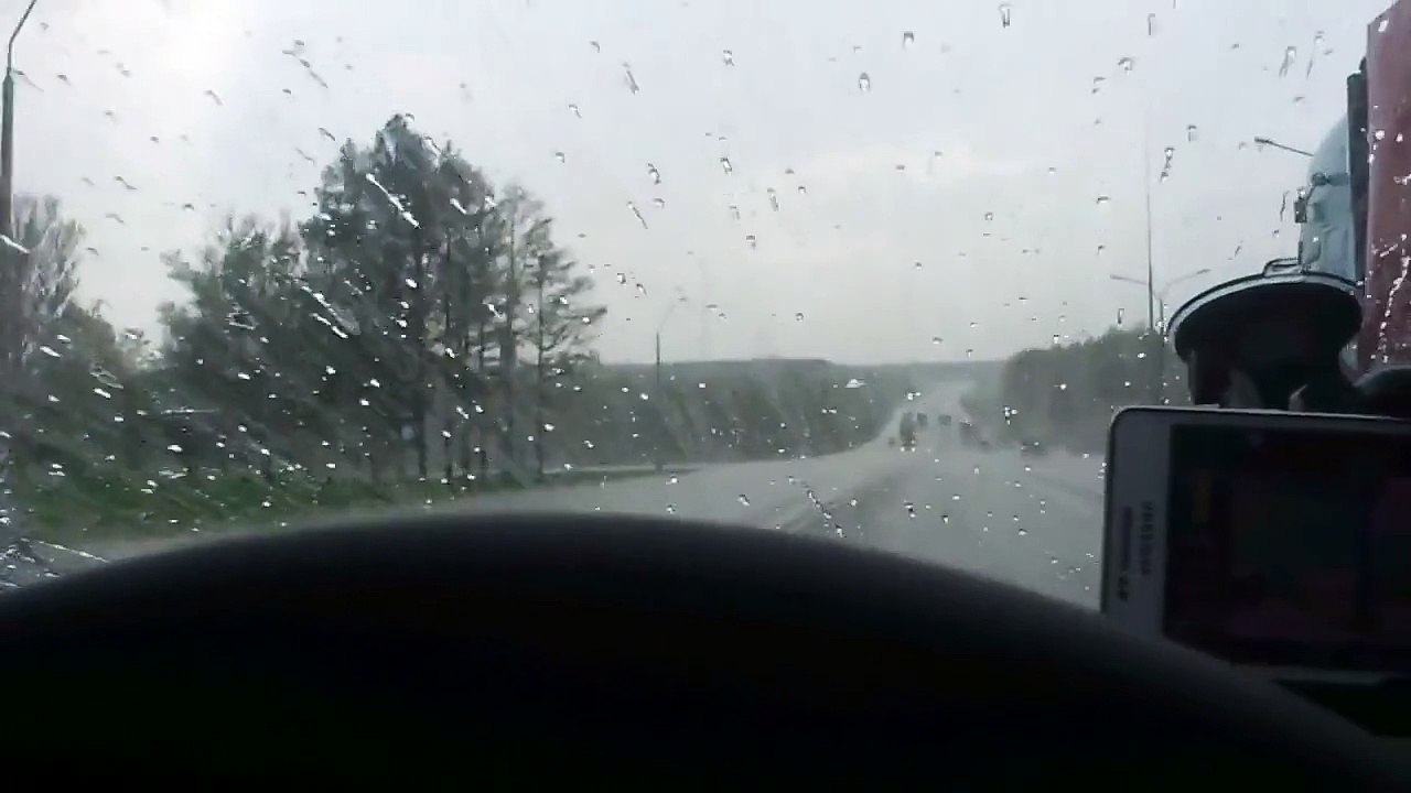 Nano premaz u akciji na prednjem staklu