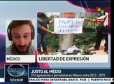 Periodistas, blanco de amenazas de narco y políticos en México