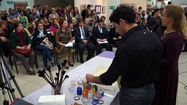 Türk-Rus Kültür Merkezi, Ebru ile kültür köprüsü kuruyor