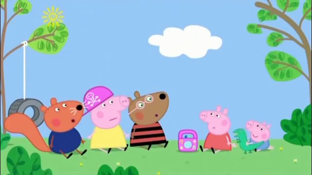 Peppa Pig Listens To Grown Up Music