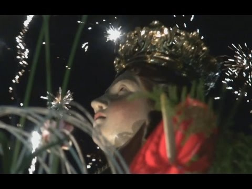 Carinaro (CE) - Festa Sant'Eufemia, l'asta delle mazze e il rientro della statua (08.09.15)