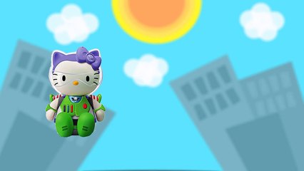 Hello KITTY Costumes Finger Family Nursery Rhyme | Finger Family Planet