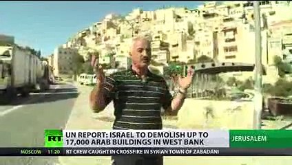 Israel to demolish thousands of Palestinian buildings in West Bank