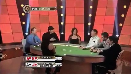 Tony G   trolling Phil Hellmuth