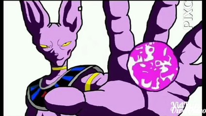 GOKU vs BEERUS fan animation WITH SOUND EFFECTS