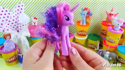 Frozen Kinder surprise eggs Spiderman Peppa pig Play doh MLP egg