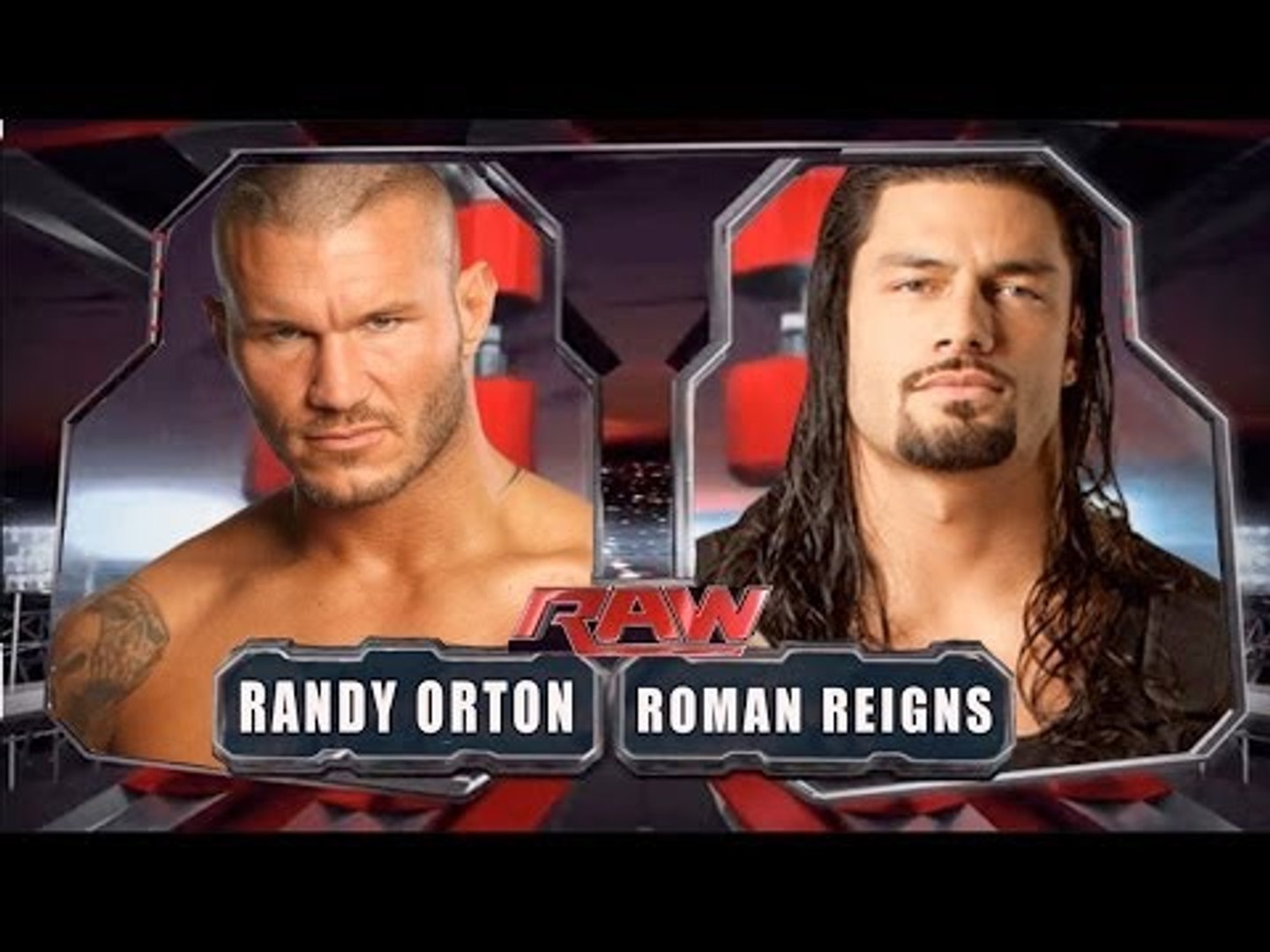 Roman Reigns vs. Randy Orton, image size:1440x1080