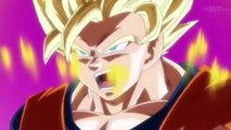 Goku transforms into a super saiyan 3 against beerus/ Dragon Ball Super