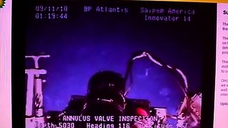 Annulus Inspection 9/11/10 BP Deepwater Horizon Oil Rig ROV Live Feed