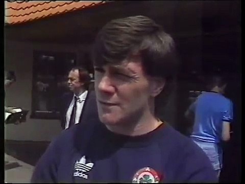 Brian Clough thoughts on Mick McCarthy Euro 88