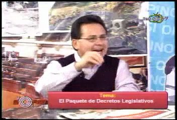 JAIME DEL CASTILLO Y CONGRESISTA W RUIZ ABORDAN LEY DE PESCA