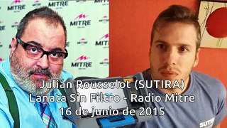 Entrevista a Julián Rousselot (SUTIRA) sobre el voto electrónico (Lanata Sin Filtro)
