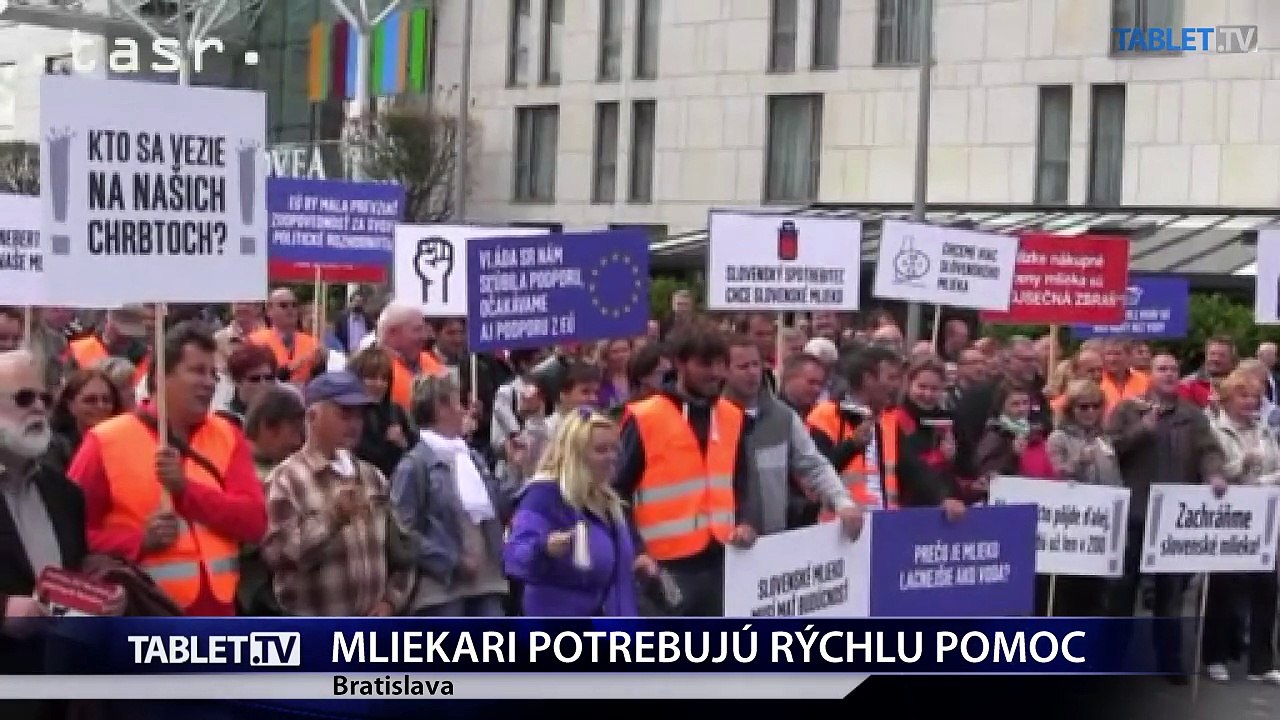 Mliekari potrebujú rýchlu pomoc, v Luxemburgu budú rokovať agroministri