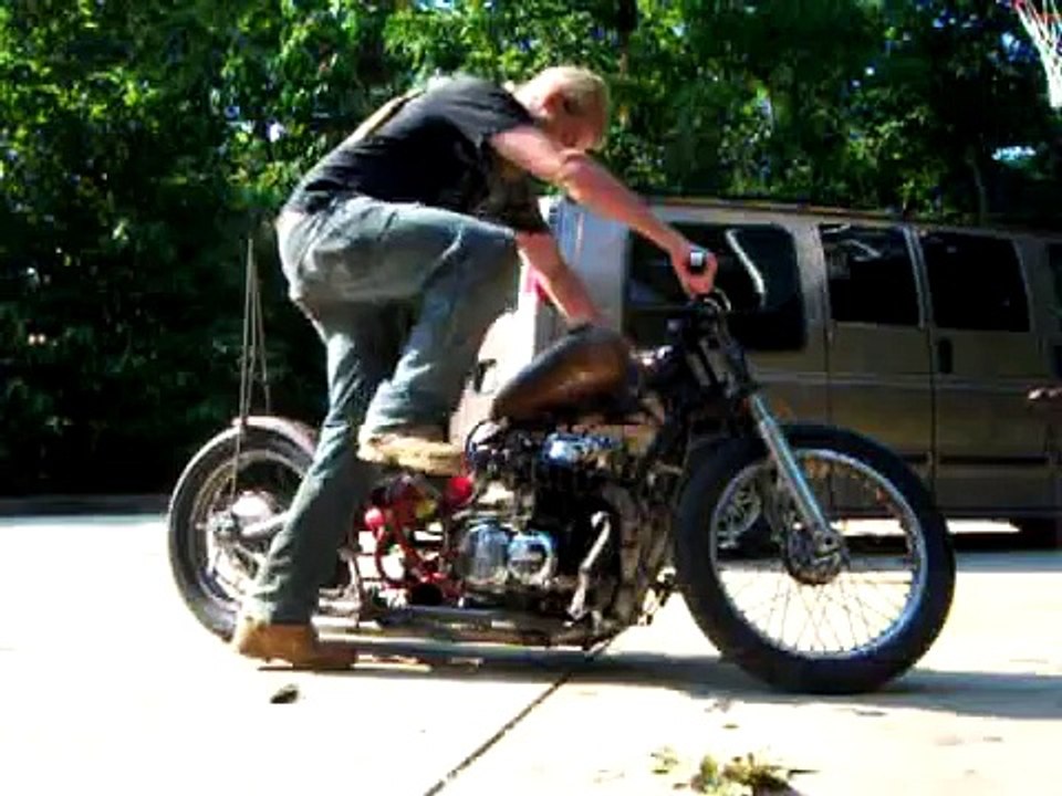 Frankenstein - 1974 Home Built Honda Chopper