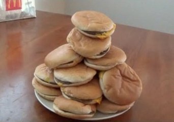 Model Devours 20 McDonald's Cheeseburgers