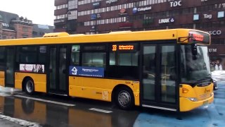 Busser ved Københavns Rådhusplads