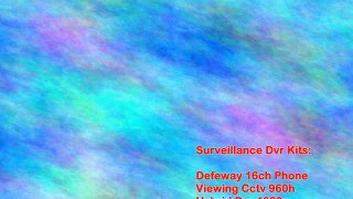 Defeway 16ch Phone Viewing Cctv 960h Hybrid Dvr 1080p Nvr