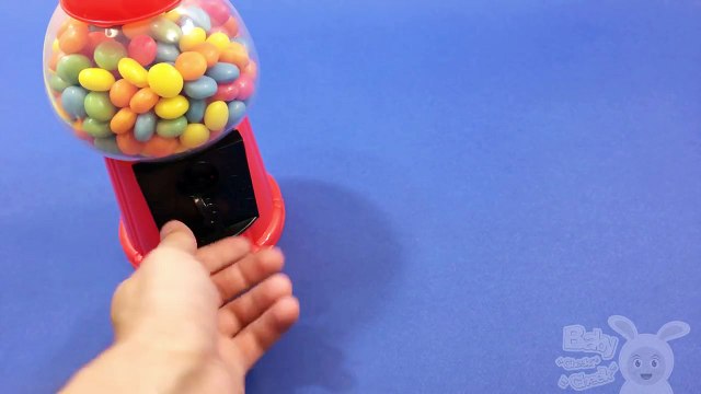 Learn Colours with Gumball Candy Machine! Dubble Bubble Gum Party!