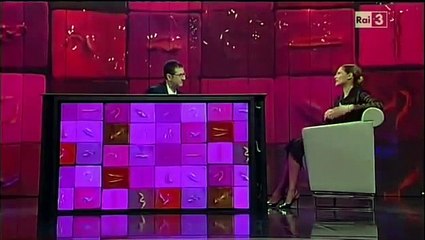 Bianca Balti on Italian tv programme "Che tempo che fa"