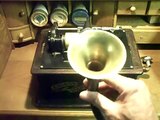 EDISON STANDARD B CYLINDER PHONOGRAPH / MY TWO MINUTE RECORDER