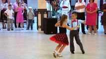Amazing kids dancing at a wedding