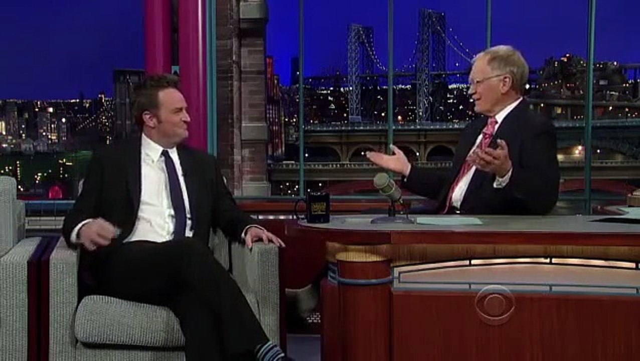 Matthew Perry on David Letterman Show